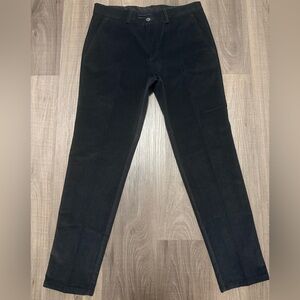 Kenneth Cole Men's Black Corduroy Pants 34x32